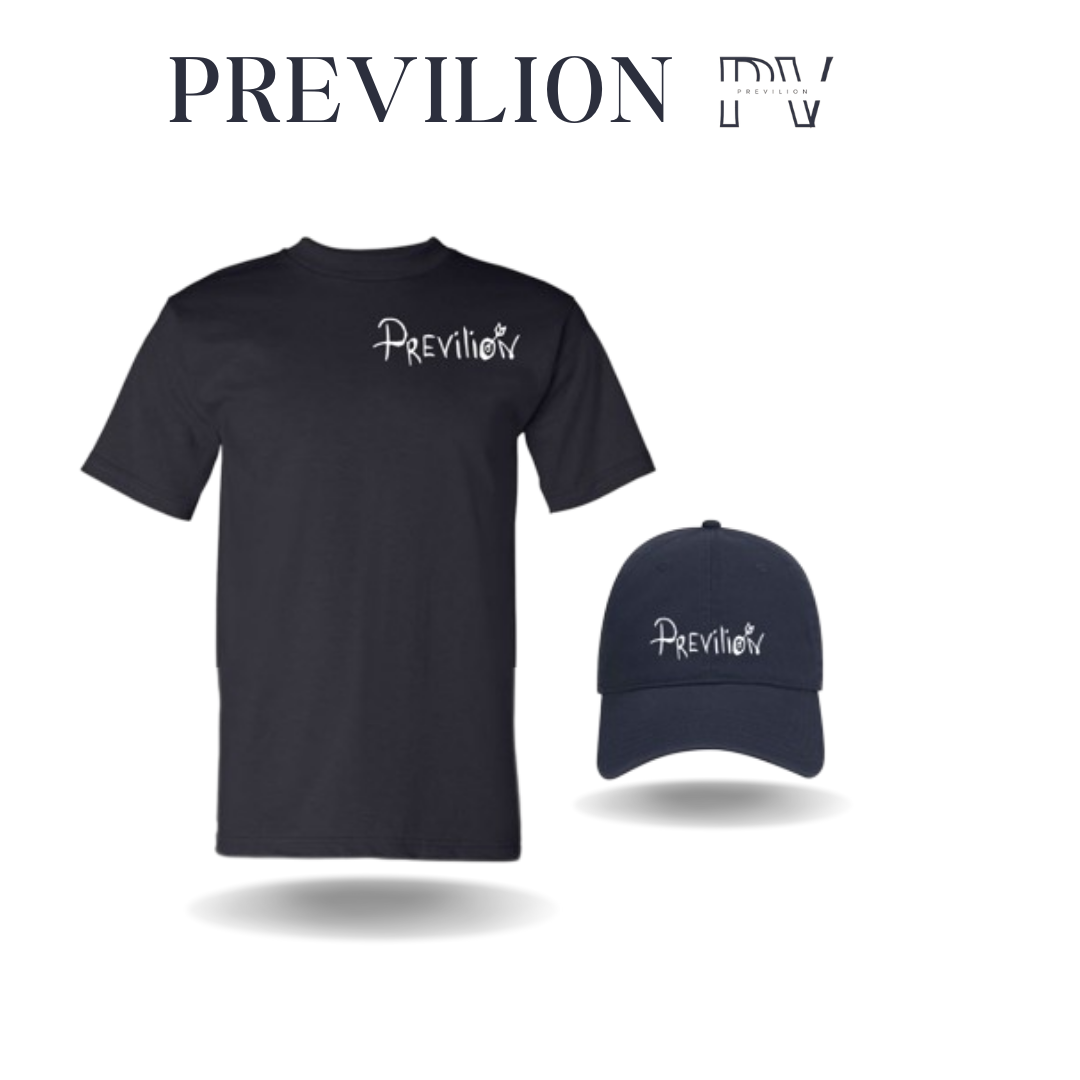 Previlion Ghost Print Short Sleeve Shirt & Ghost Print Premium Hat