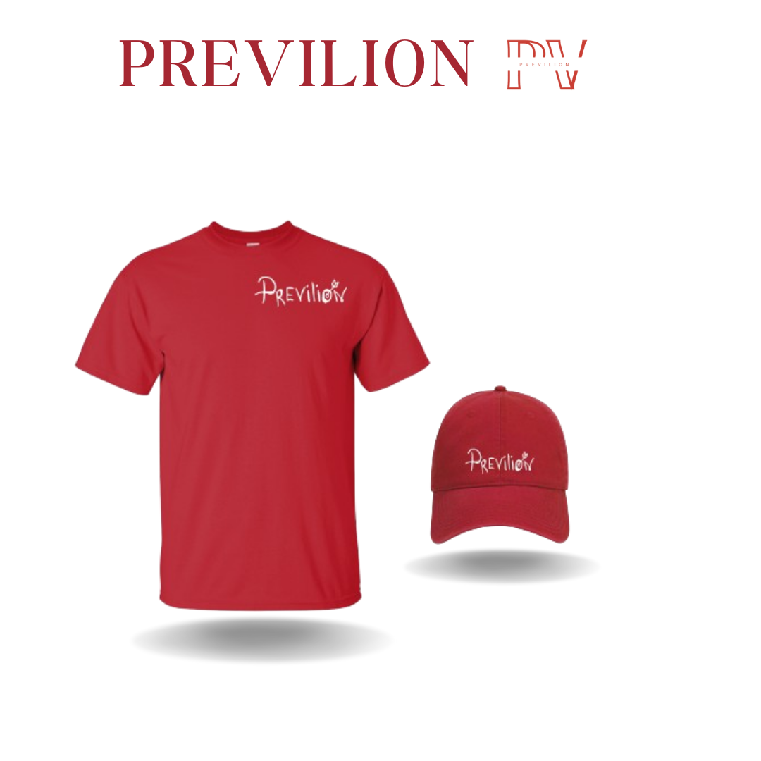 Previlion Ghost Print Short Sleeve Shirt & Ghost Print Premium Hat