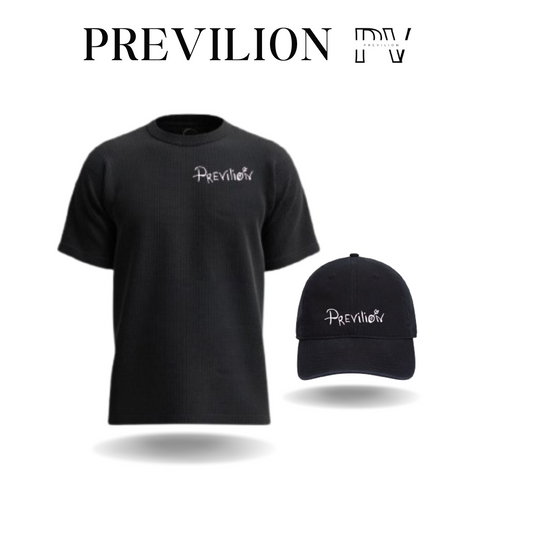 Previlion Ghost Print Short Sleeve Shirt & Ghost Print Premium Hat